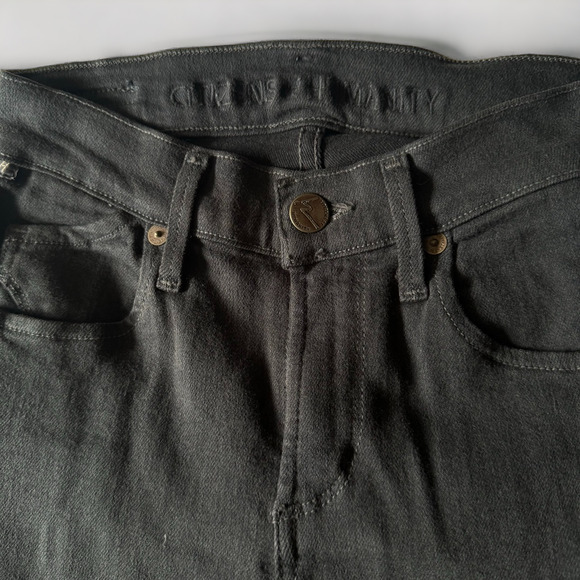 Citizens of Humanity High Waisted Avedon Skinny Stretch Jean in Dark Gray - Picture 4 of 8